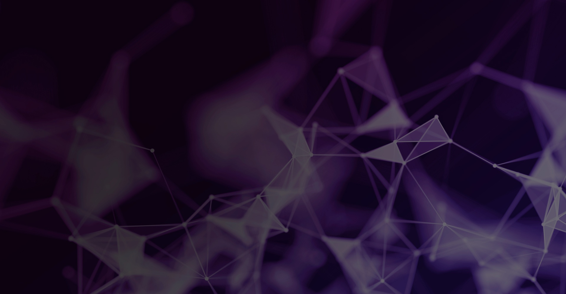 Abstract futuristic with connection lines on purple background